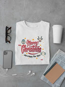 Snowflake Fun Seasonal Christmas Graphic Men's T-shirt