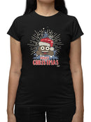 Santa Hat Funny Christmas Graphic  Women's T-shirt
