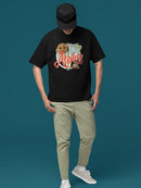 Aloha Tropical Coconut Icon Trendy Graphic Men's T-shirt