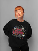Snowflake Fun Seasonal Christmas Graphic Women's Sweatshirt