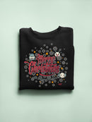 Snowflake Fun Seasonal Christmas Graphic Women's Sweatshirt