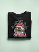 Santa Hat Funny Christmas Graphic Women's Sweatshirt
