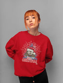 Santa Hat Funny Christmas Graphic Women's Sweatshirt
