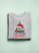 Santa Hat Funny Christmas Graphic Women's Sweatshirt