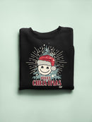 Cheerful Merry Christmas Graphic Women's Sweatshirt
