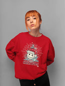 Cheerful Merry Christmas Graphic Women's Sweatshirt