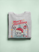 All Is Bright Christmas Winter Snowflake Design Women's Sweatshirt