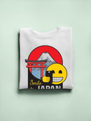 Smile To Japan - Travel Enthusiast Souvenir Graphic Women's Sweatshirt