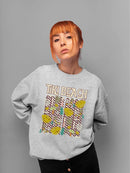 Tiki-Beach Hawaiian Vacation Vibes Graphic Women's Sweatshirt
