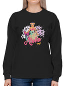 Aloha Mermaid - Tropical Island Vibes Graphic Women's Sweatshirt