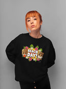 Beach Day - Hawaiian Island Fun Graphic Women's Sweatshirt