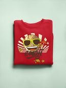Sunny Tropical Icon Fun Graphic Women's Sweatshirt