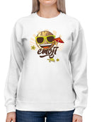 Sunny Tropical Icon Fun Graphic Women's Sweatshirt