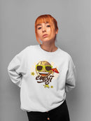 Sunny Tropical Icon Fun Graphic Women's Sweatshirt