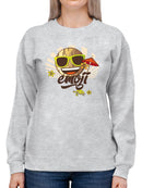 Sunny Tropical Icon Fun Graphic Women's Sweatshirt