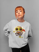 Sunny Tropical Icon Fun Graphic Women's Sweatshirt