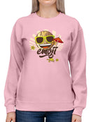 Sunny Tropical Icon Fun Graphic Women's Sweatshirt