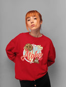 Aloha Tropical Coconut Icon Trendy Graphic Women's Sweatshirt