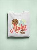 Aloha Tropical Coconut Icon Trendy Graphic Women's Sweatshirt