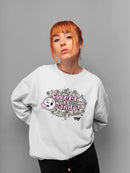 Sweet As Candy Cute Candy Trendy Graphic Symbol Women's Sweatshirt