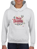 Snowflake Fun Seasonal Christmas Graphic  Youth's Hoodie