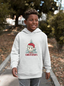 Cheerful Merry Christmas Graphic Youth's Hoodie