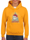 Cheerful Merry Christmas Graphic Youth's Hoodie