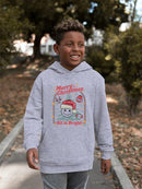 All Is Bright Christmas Winter Snowflake Design  Youth's Hoodie