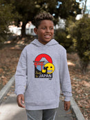 Smile To Japan - Travel Enthusiast Souvenir Graphic Youth's Hoodie