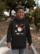 Maki Sushi Japanese Food Lover Design  Youth's Hoodie