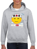 Be Determined Kanji Japanese Motivational Graphic  Youth's Hoodie