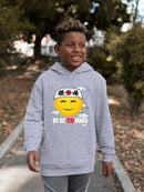 Be Determined Kanji Japanese Motivational Graphic  Youth's Hoodie