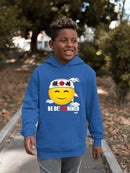 Be Determined Kanji Japanese Motivational Graphic  Youth's Hoodie