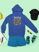 Tiki-Beach Hawaiian Vacation Vibes Graphic  Youth's Hoodie