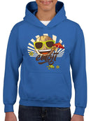Sunny Tropical Icon Fun Graphic  Youth's Hoodie