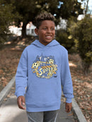 Superhero Fun Starry-Eyed Trendy Graphic Symbol  Youth's Hoodie