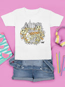 Superhero Fun Starry-Eyed Trendy Graphic Symbol T-shirt