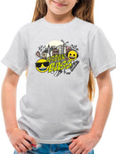 Cool City Urban Bass Trendy Graphic Symbol T-shirt