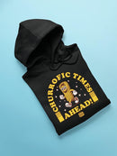 Churrofic Times Ahead Cartoon Snack Graphic - Fun Foodie Design Men's Hoodie