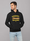 Churro-Mazing Fun Retro Foodie Design Men's Hoodie