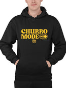 Churro Mode On Bold Retro  Design Men's Hoodie