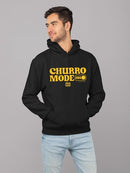 Churro Mode On Bold Retro  Design Men's Hoodie