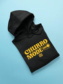 Churro Mode On Bold Retro  Design Men's Hoodie
