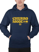 Churro Mode On Bold Retro  Design Men's Hoodie