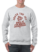 Crave The Joy Churro Art - Retro Dessert  Men's Sweatshirt