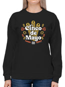 Cinco De Mayo Churros Festive Celebration Design Women's Sweatshirt