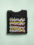 Colorful Churro  Art - Fun Graphic Print Men's Sweatshirt