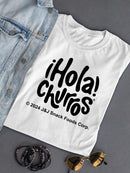 Whimsical Churro Lover Design - Retro Snack-Themed Artwork  Women's T-shirt