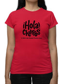 Whimsical Churro Lover Design - Retro Snack-Themed Artwork  Women's T-shirt