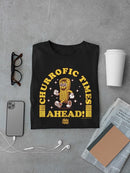 Churrofic Times Ahead Cartoon Snack Graphic - Fun Foodie Design Men's T-shirt